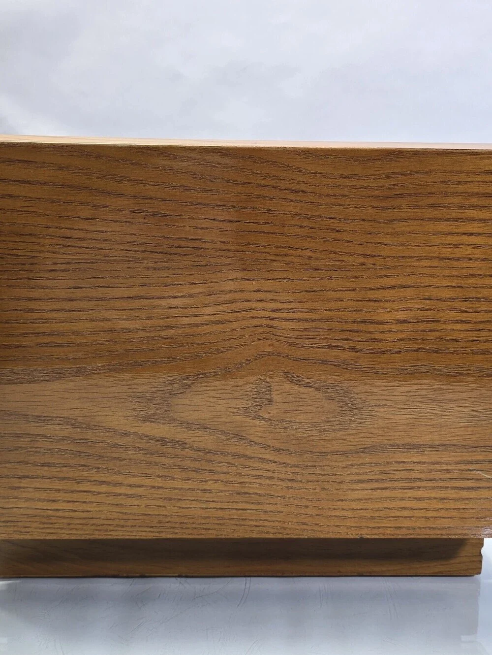VTG MCM Wooden Anti Tarnish Silverware Flatware Storage Chest Box Holds 10 Slot